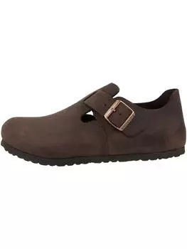 Элегантные туфли на шнуровке Birkenstock Halbschuhe London geltes Nubukleder normal, коричневый