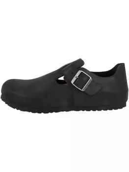 Элегантные туфли на шнуровке Birkenstock Halbschuhe London geltes Nubukleder normal, черный
