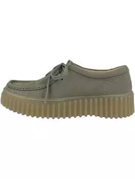 Элегантные туфли на шнуровке Clarks, цвет hellgruen