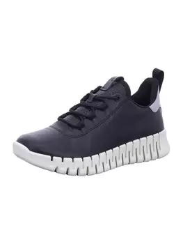 Элегантные туфли на шнуровке Ecco, цвет black/light grey