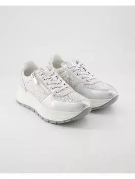 Элегантные туфли на шнуровке Igi&Co, серебряный