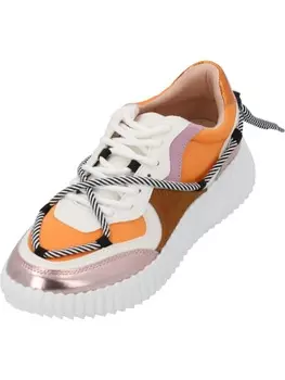 Элегантные туфли на шнуровке La Strada, цвет pink metallica