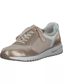 Элегантные туфли на шнуровке Marco Tozzi, цвет gold comb