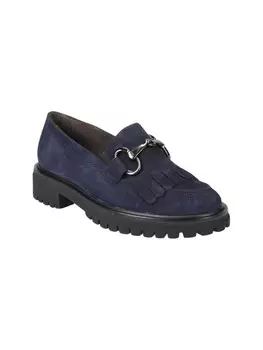Элегантные туфли на шнуровке Paul Green Slipper & Mokassin 2734 044 Rauleder Blau Damen, синий