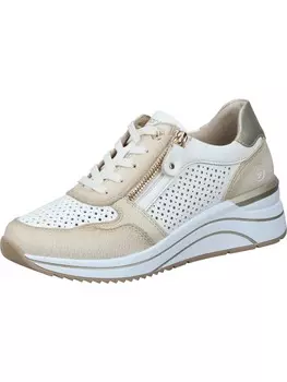 Элегантные туфли на шнуровке remonte, цвет crema/paper/palegold/offwhite