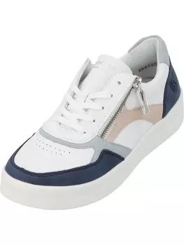 Элегантные туфли на шнуровке remonte, цвет jeans/weiss/bleu/rose/weiss