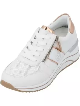 Элегантные туфли на шнуровке remonte, цвет weiss/weiss/kupfer