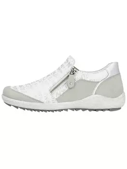 Элегантные туфли на шнуровке remonte, светло-серый