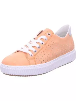 Элегантные туфли на шнуровке rieker, цвет aprikot/fog-silver