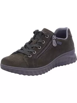 Элегантные туфли на шнуровке rieker, цвет khaki/moor