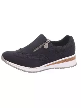 Элегантные туфли на шнуровке rieker, цвет pazifik/navy