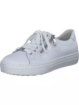 Элегантные туфли на шнуровке rieker, цвет sportweiss/weiss