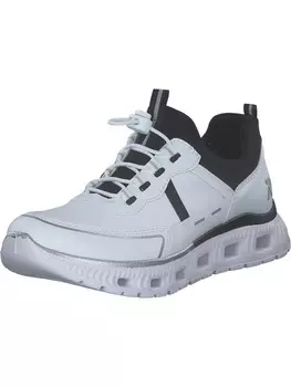 Элегантные туфли на шнуровке rieker, цвет weiss/bianco/schwarz/schwarz