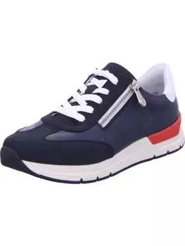 Элегантные туфли на шнуровке rieker, синий