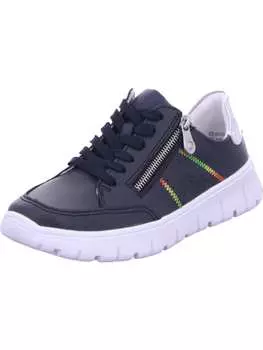 Элегантные туфли на шнуровке rieker, синий