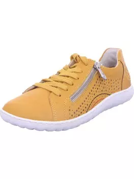 Элегантные туфли на шнуровке rieker, желтый