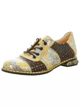 Элегантные туфли на шнуровке SIMEN, желтый