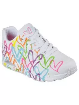 Элегантные туфли на шнуровке Skechers, белый