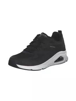 Элегантные туфли на шнуровке Skechers, цвет black glitter