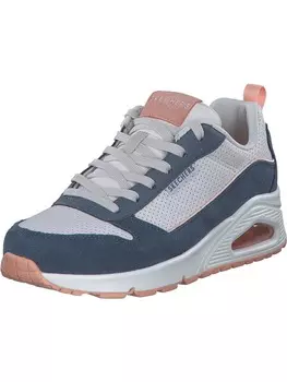 Элегантные туфли на шнуровке Skechers, цвет white/blue