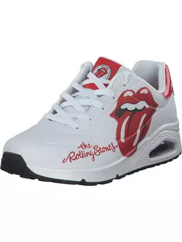 Элегантные туфли на шнуровке Skechers, цвет white/red