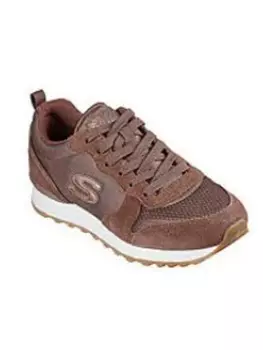 Элегантные туфли на шнуровке Skechers Damen OG 85 GOLDN GURL, коричневый