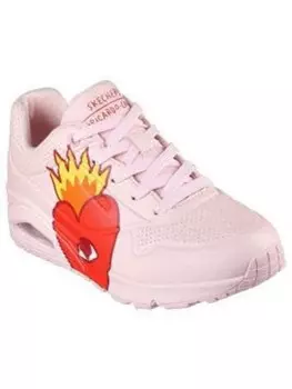 Элегантные туфли на шнуровке Skechers Damen UNO FLAMING HEART, красный
