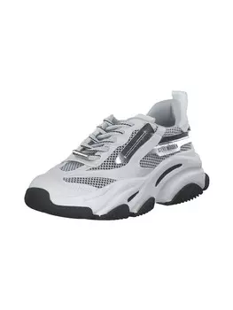Элегантные туфли на шнуровке Steve Madden, цвет silver/white