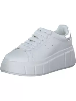 Элегантные туфли на шнуровке Tamaris, цвет white/silver