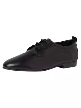Элегантные туфли на шнуровке Tamaris Halbschuh, цвет black leather