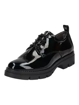 Элегантные туфли на шнуровке Tamaris Halbschuhe, цвет schwarz lack