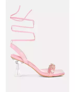 Элегантные туфли-шпильки Ebina с декоративной катушкой London Rag, розовый