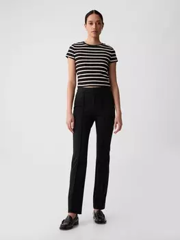 Элегантные укороченные брюки Gap, черный
