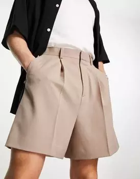 Элегантные укороченные шорты-бермуды ASOS