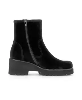 Элегантные замшевые ботильоны Gabor, черный