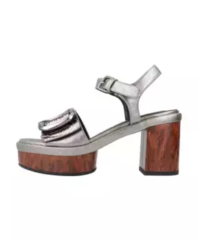 Элегантные женские босоножки на высоком каблуке. Noa Harmon, серый