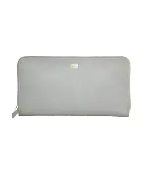 Элегантный электронный кожаный кошелек Cavalli Class, серый