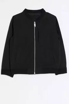 Элегантный бомбер для мальчика River Island, черный