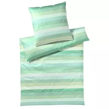 Элегантный чехол на подушку из батиста Mako индивидуально Свежий цвет мятный размер 40х80см Elegante