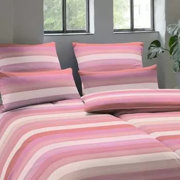 Элегантный чехол на подушку из батиста Mako индивидуально Свежий цвет розовый размер 80х80см Elegante