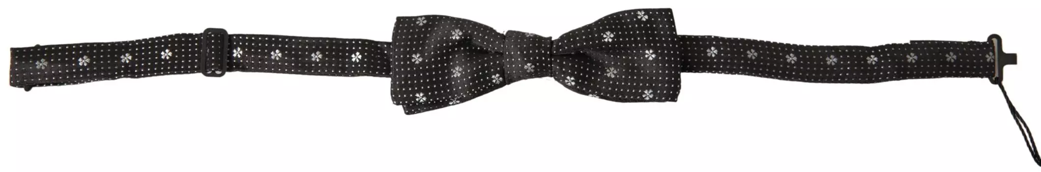 Элегантный черный шелковый галстук-бабочка Dolce & Gabbana