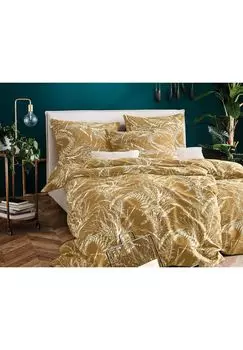 Элегантный фланелевой комплект постельного белья Nubis-K 8299 Vivien irisette, цвет Gesamt Breite Gold