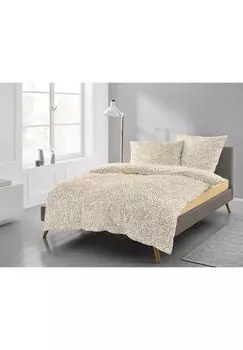 Элегантный фланелевой комплект постельного белья Nubis 8318 Kate irisette, цвет Gesamt Breite Gold