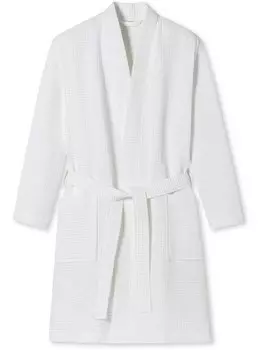 Элегантный халат-кимоно Schiesser, белый