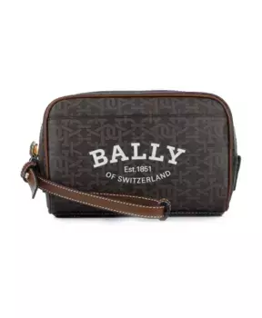 Элегантный клатч бордового цвета Bally, коричневый