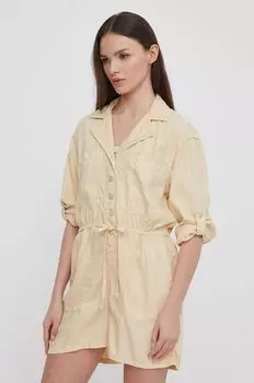 Элегантный комбинезон Elison Pepe Jeans, бежевый