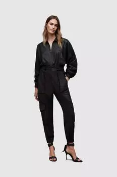 Элегантный комбинезон Frieda AllSaints, черный