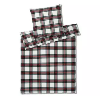 Элегантный комплект мягкого фланелевого постельного белья Вестминстер цвет вина размер 135х200+80х80 Elegante