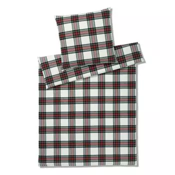 Элегантный комплект мягкого фланелевого постельного белья Вестминстер цвет вина размер 155х220+80х80 Elegante