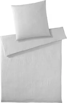 Элегантный комплект муслинового постельного белья гладкий цвет камня, размер 200х200+2х80х80см Elegante